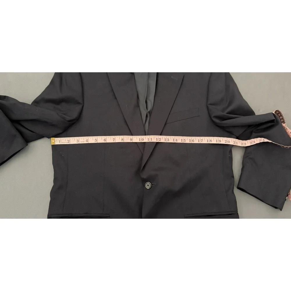 Lauren By Ralph Lauren Sport Coat Blazer Mens 40R Blue Green Label 100% Wool